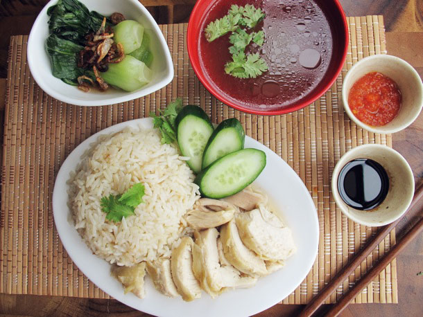 hainan chicken rice