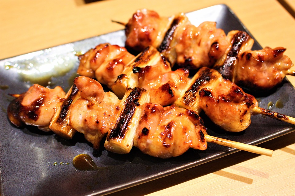 japanese chicken heart teriyaki